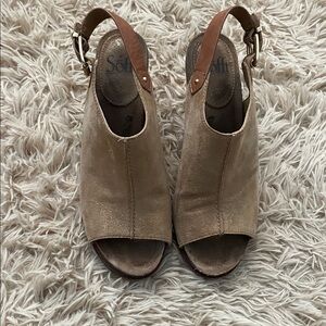 Sofft Women's Brown Slingback Sandals